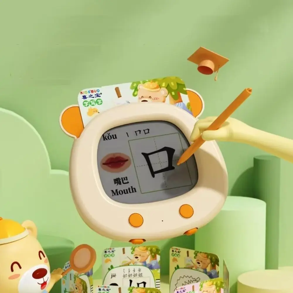 Inglês bilíngue máquina de cartão flash desenho simular cartão flash design língua aprender máquina palavra ler função pré-escolar