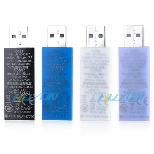 Receptor Dongle USB para auriculares para juegos Logitech G733, adaptador USB para auriculares