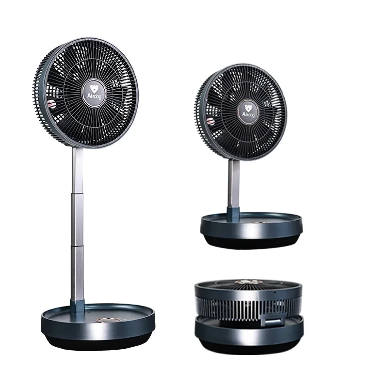 

Oscillating Foldaway Smart Circulator Fan for Travel Outdoor Home with Remote Control