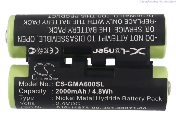 Replacement 2000mAh Battery for Garmin Astro 320 handheld,GPSMAP 63SC, 63x, 639, 669,66S,PSMAP 64,64X,64ST with Gifts