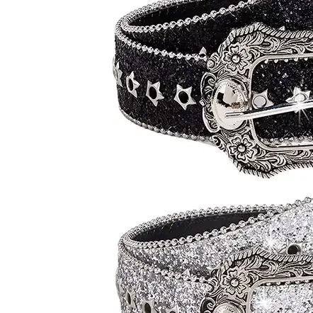 

Индивидуальные готические ремни со стразами для женщин и девочек, модные ремни из искусственной кожи в стиле вестерн, ковбойские ретро-джинсы Y2K, юбка, декор, пояс