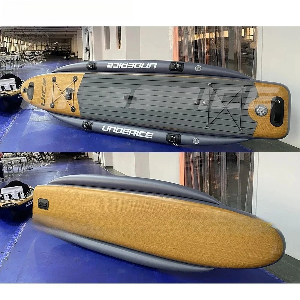 برو OEM الصيد نفخ قطرة غرزة قوارب الكاياك الهواء قارب الكاياك في الهواء الطلق