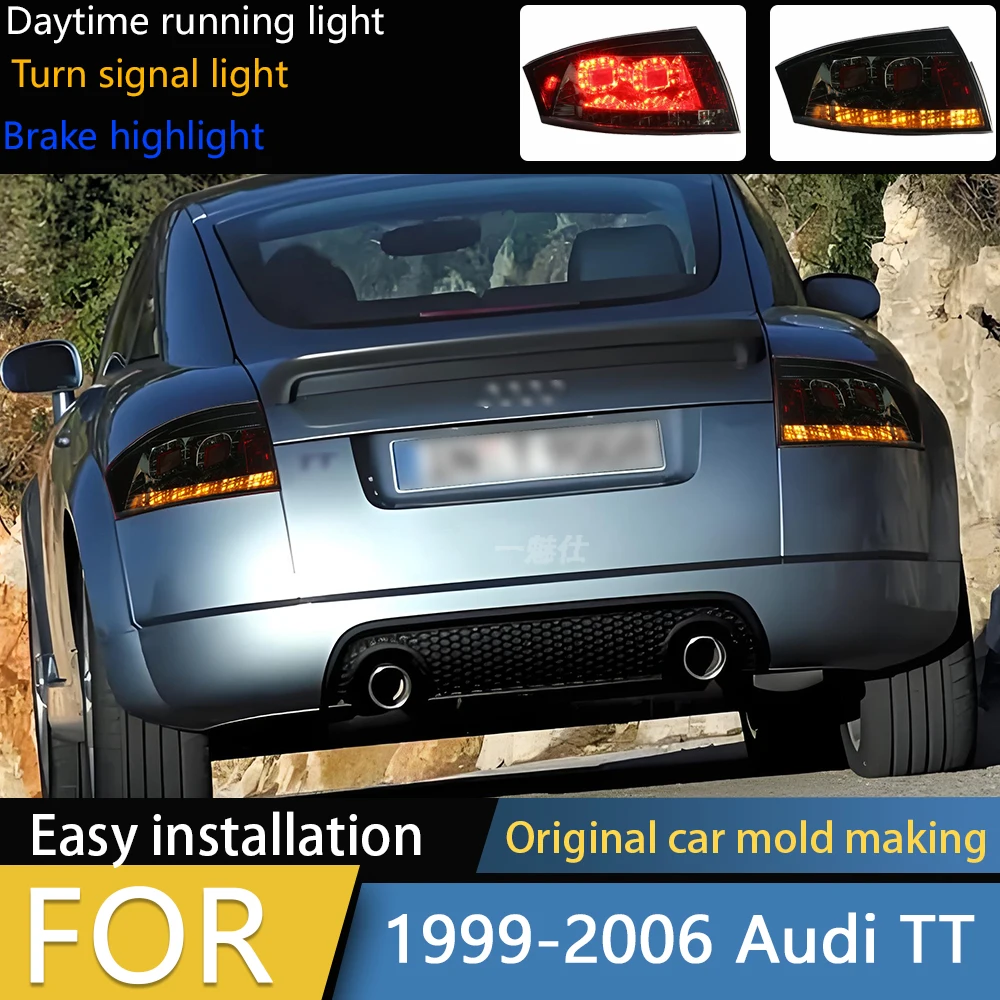 

Подходит для задних фонарей Audi TT в сборе 99-06, светодиодный дымчатый задний фонарь