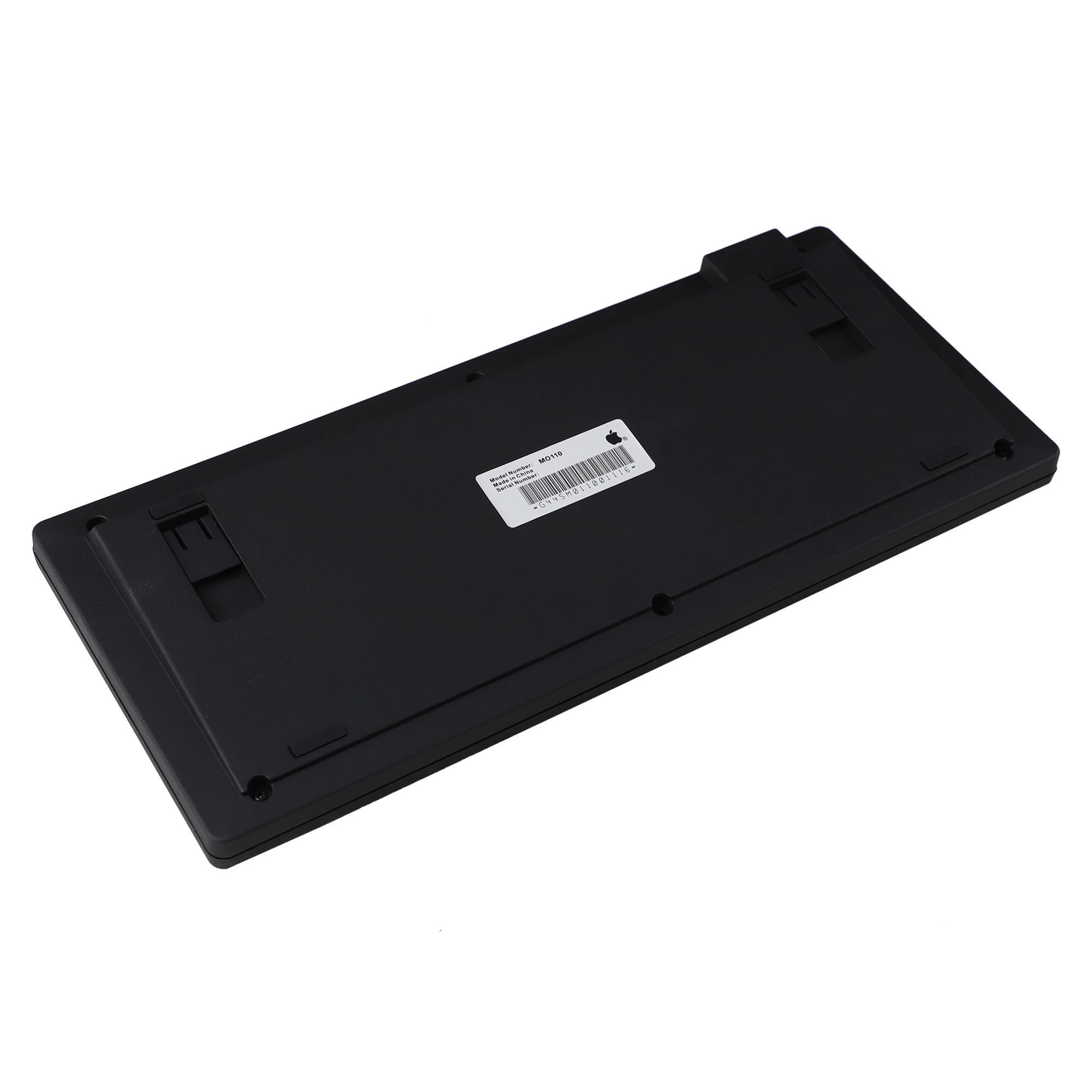 M0110 D0110 Hot Swappable ANSI ISO VIA VIAL Type C Detachable PCB Black Plastic Case FR4 Plate  Gasket Mechanical Keyboard Kit