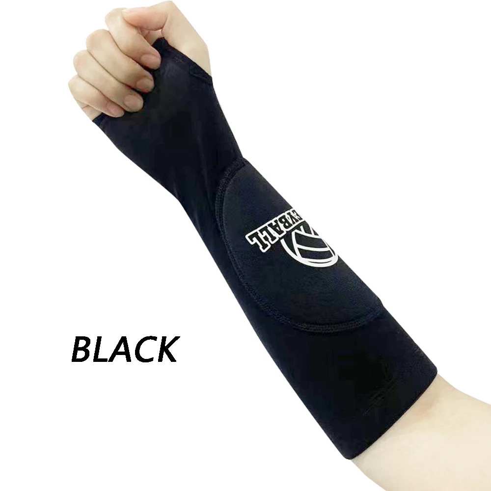 Sports arm protection volleyball training anti-collision sponge pressure breathable sleeve finger sports elbow protection