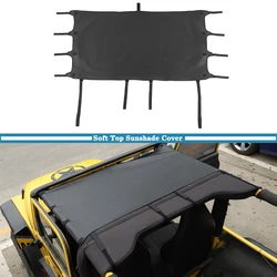 Soft Roof Bikini Top Sunshade Cover Sun Shade Anti UV for Jeep Wrangler TJ 1997-2006 Car Exterior Accessories Leather Black