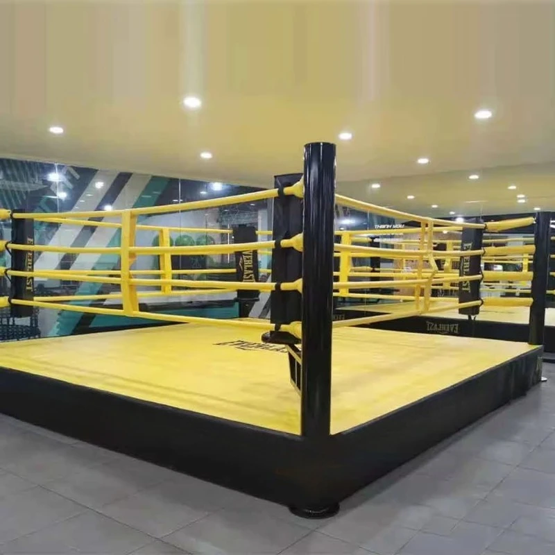 Professional Thai Kick Boxing Ring Boxing Championship Floor Rings or Wrestling Fighting Ring with Platform