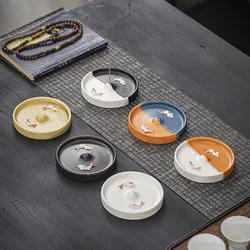 Creative thread incense stick incense tray candlestick indoor aromatherapy stove ceramic home decoration