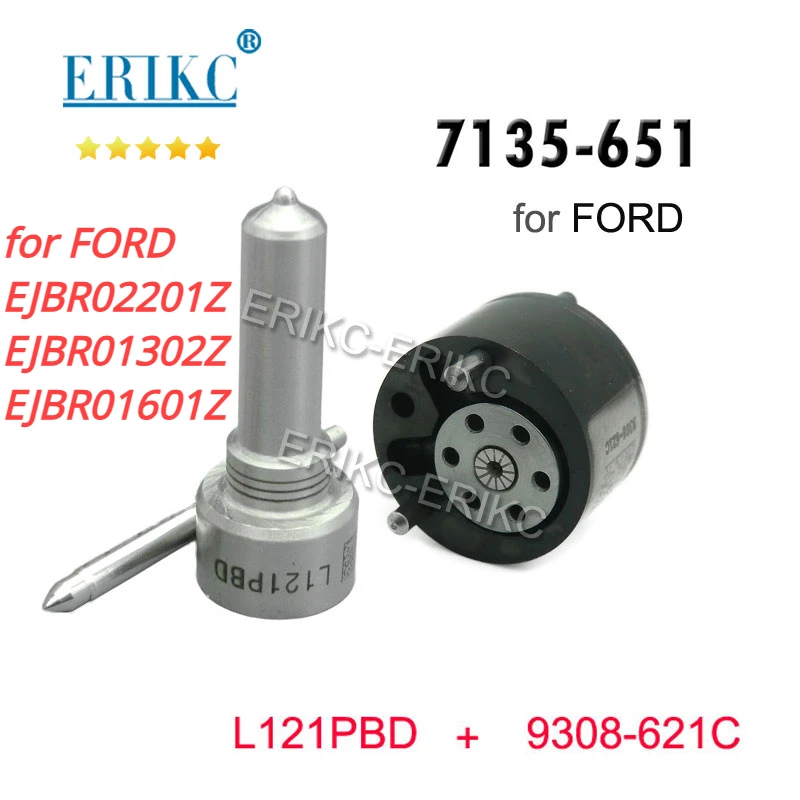 ERIKC L121PBD + 9308-621C Injector Sets Repair Kits for EJBR02201Z 2T1Q9F593AA RM2T1Q9F593AA EJBR01302Z EJBR01601Z 1S4Q9F593AF