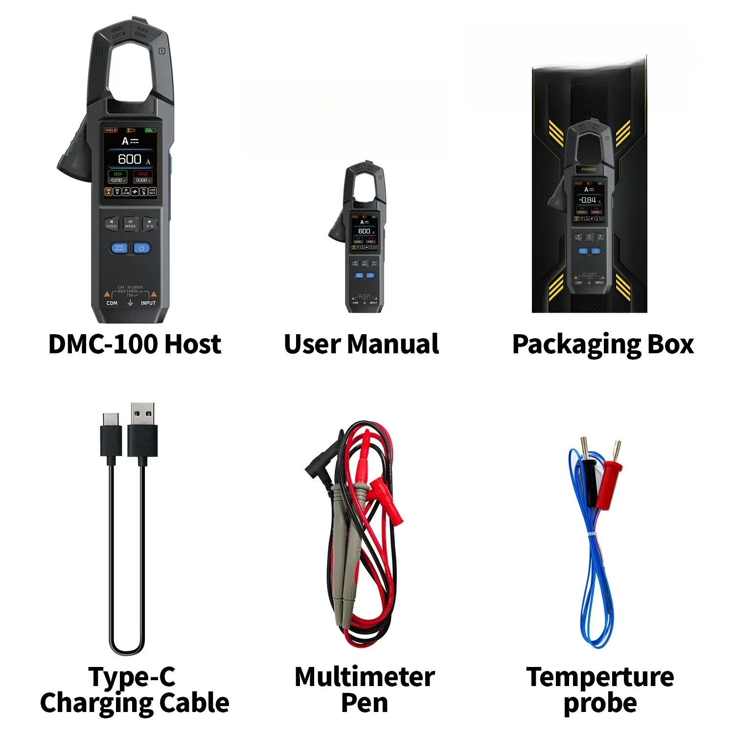 Clamp automatic intelligent high-precision multimeter