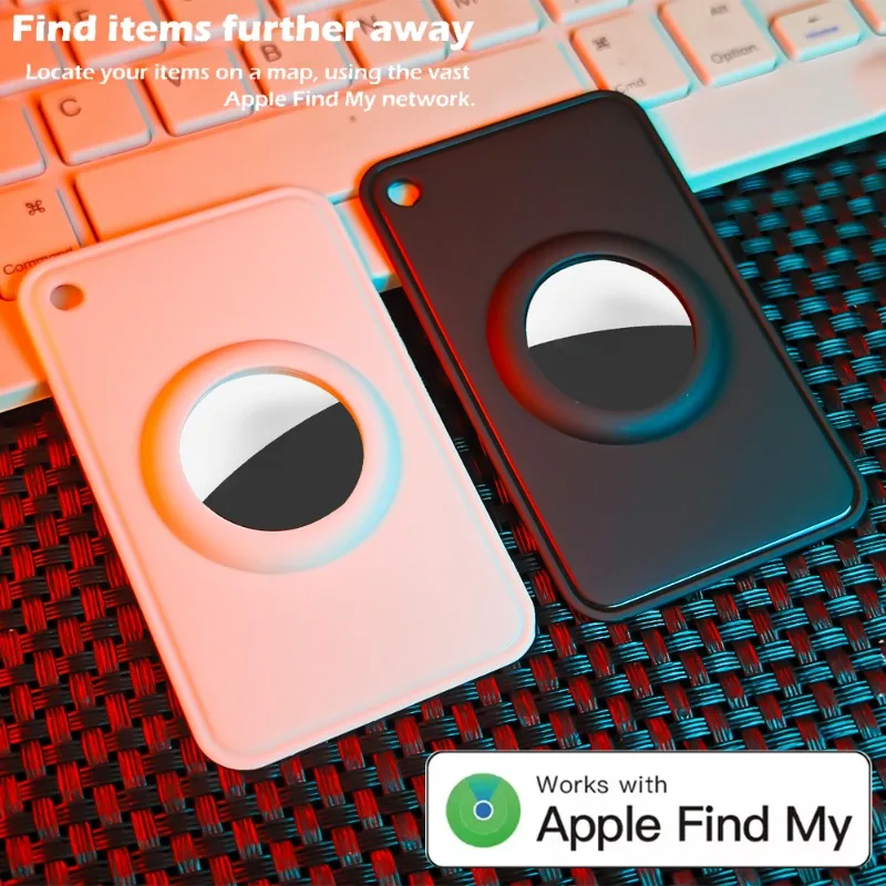 1/2pcs TPU Card Protector Case for Apple AirTags Wallet Holder Anti-loss Anti-Lost Card Cases GPS Trackers Locator Protective