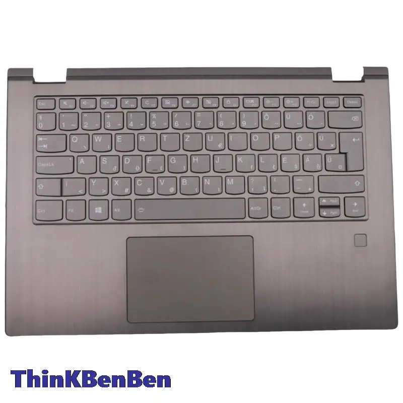 HU المجرية لوحة المفاتيح الحديد الرمادي العلوي حافظة Palmrest شل غطاء لينوفو فليكس 6 14 اليوغا 530 14IKB 14ARR 5CB0R47273