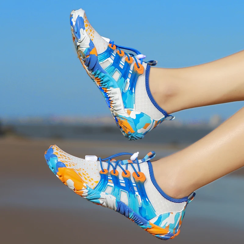 New Aqua Shoes Hiking Sport Shoes Deep Squat Fitness Shoes Fishing Swimming Wading Shoes Surfing Diving Beach Five-Finger Shoes image 3