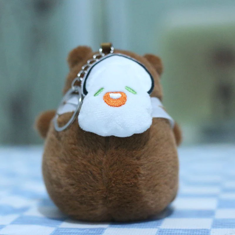 New Capybara Pendant Plush Toy Capybara Doll Bag Pendant Keychain Doll Toy Gifts