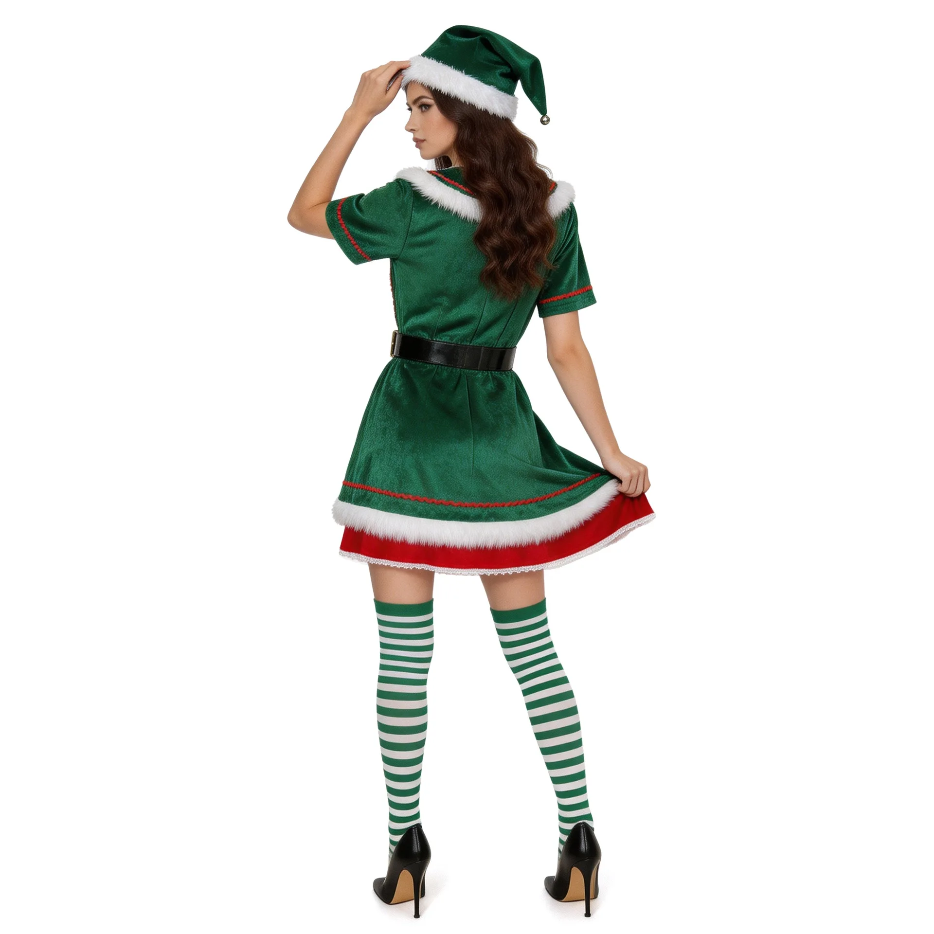 Déguisement Lutin Couple en Velours – photo 10