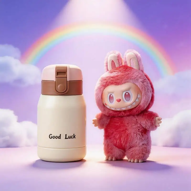 

Термос-кружка POP MART THE MONSTERS Forward High Energy Series LABUBU Doll для праздников, с вакуумной изоляцией