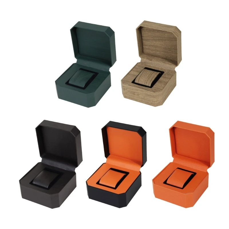 

Travel Friendly Watch Elastic PU Material Watch Box Watch Container Box Watch Case Perfect for Storage Display