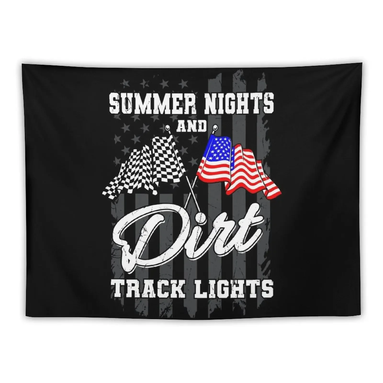 

Summer Nights Dirt Track Lights Racing Tapestry Hanging Wall Room Design Decor Home Home Decor Aesthetic Tapestry