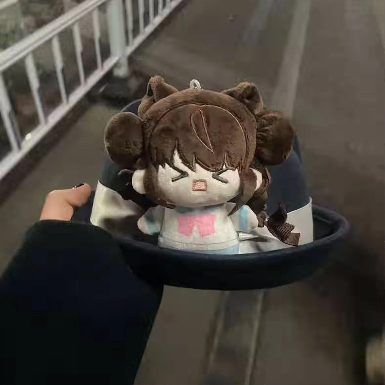 "Genshin Impact: Naraka: Bladepoint 'Walnut' سمة دمية قطنية مقاس 10 سم، شخصية نجمة البحر اللطيفة.