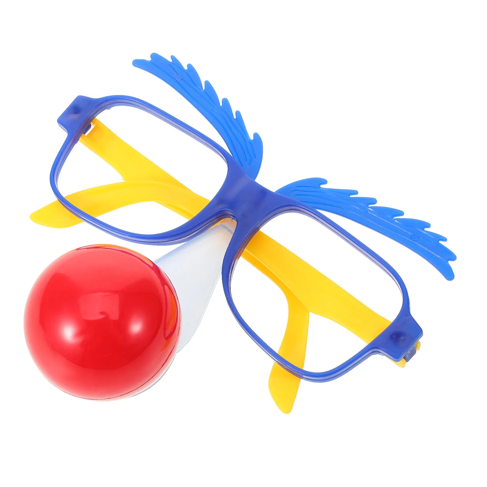 Okulary Klauna Śmieszne Okulary Imprezowe Dodatek do Kostiumu na Urodziny Bal Imprezę Męskie Damskie Rekwizyty Dekoracyjne Kreatywne Okulary