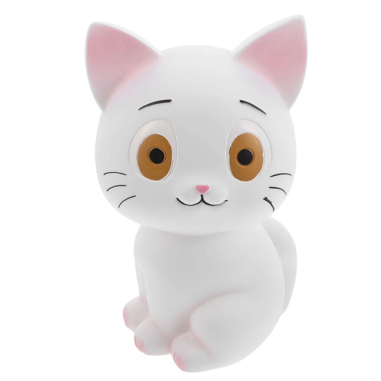 고양이 저금통 검은 고양이 저금통 깨지지 않는 어린이 저금통 동전 용기 생일 크리스마스 홈 장식 데스크탑