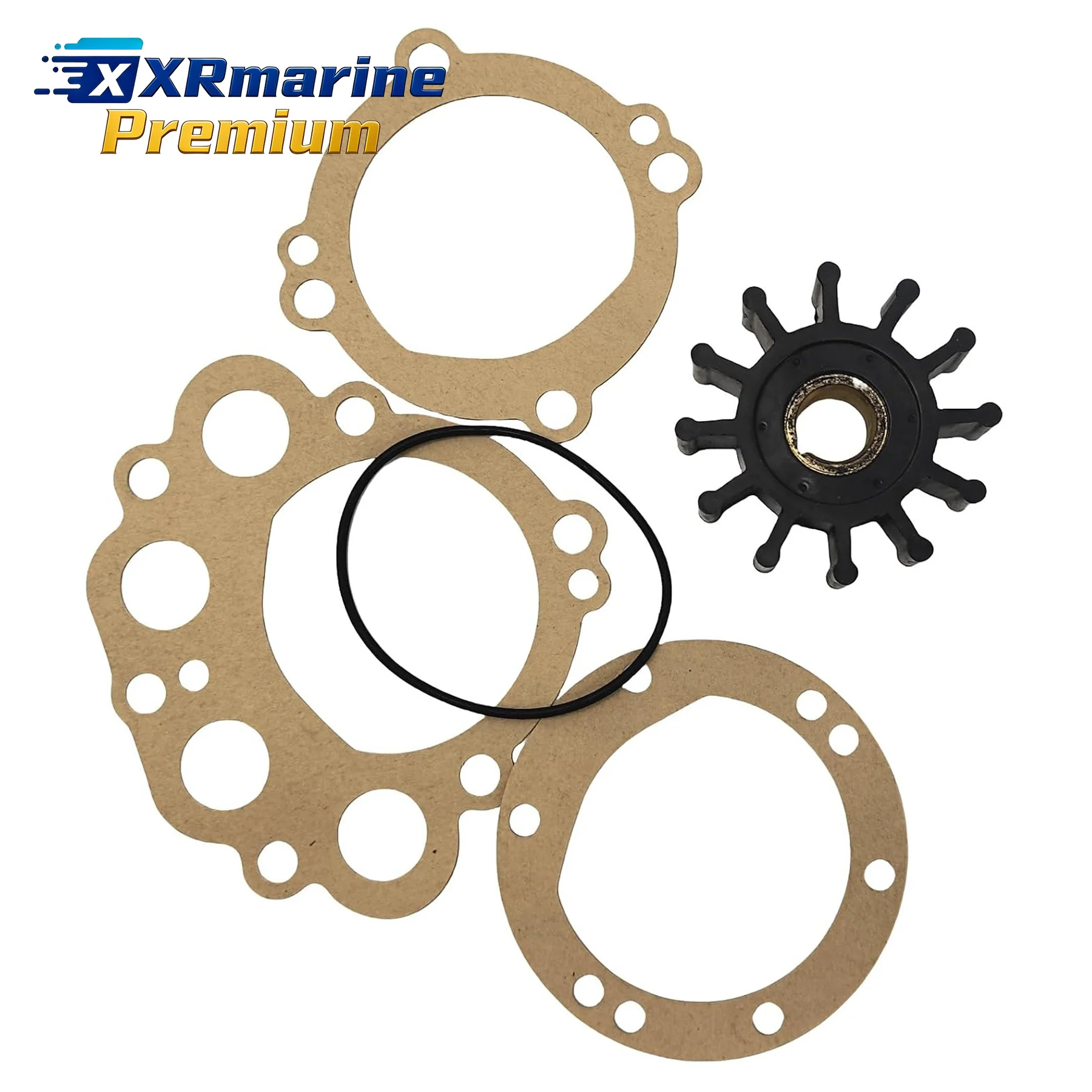 10077K Flexible Water Pump Impeller Kit Fits Sherwood 10077K-SHW for Westerbeke 33100 111764 Inboard Motor 500166 Sierra 23-2000