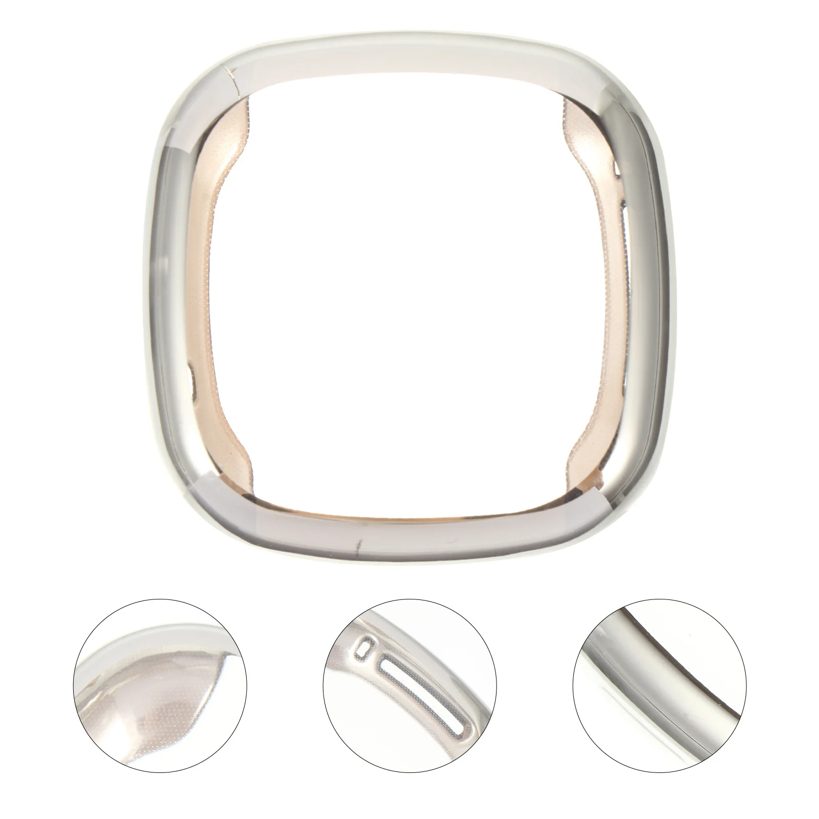 

1Pcs Long-Lasting Watch Protective Case Fine Workmanship Compatible for Fitbit Versa3 Sense Cover Watch Screen Protector