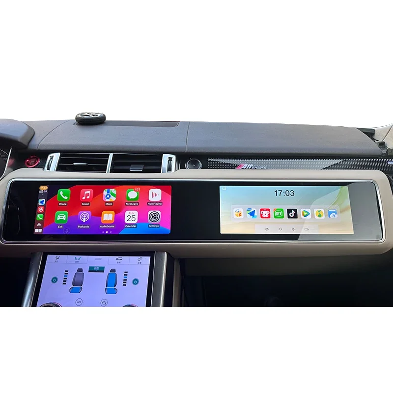 

Junsun Android Car Radio For Range Rover Executive Sport L494 2013-2017 12.3" Dual Screen 8+256GB 1920*720 Wireless Carplay