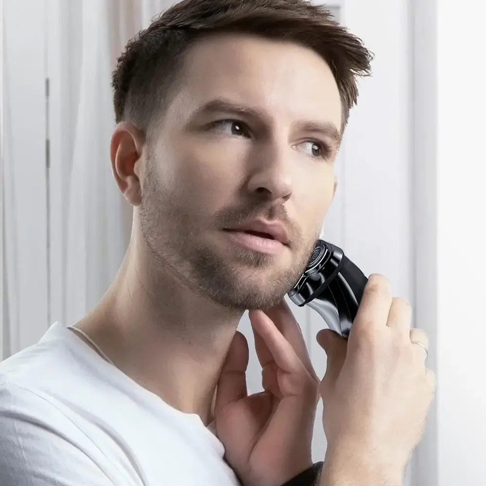 جديد Youpin Enchen BlackStone 3 ماكينة حلاقة كهربائية ثلاثية الأبعاد IPX7 مقاوم للماء رطب جاف ثنائي الاستخدام شاشة الكريستال السائل الوجه اللحية الحلاقة رجل