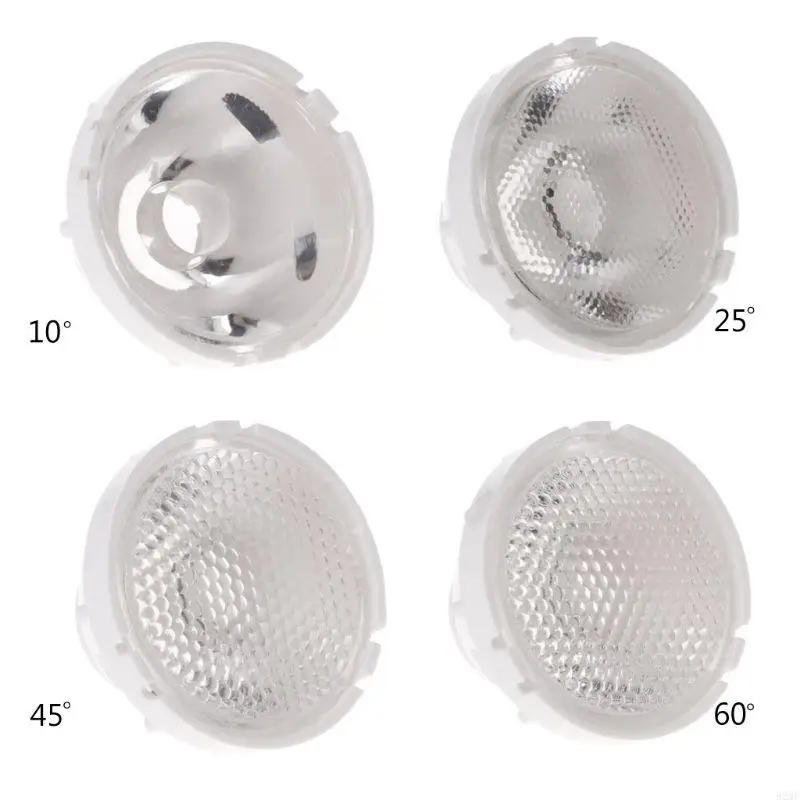 92mf 10 °/25 °/45 °/60 ° LED Riflettore Collimatore lenti 21mm per XHP50, XML, Luce a parete Light Light 5050,