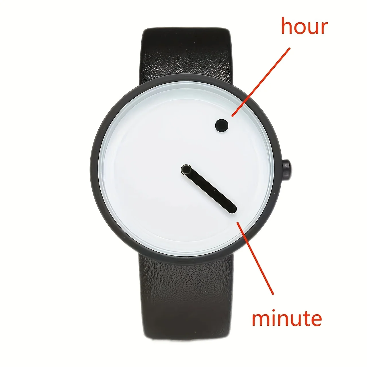 ساعة بتصميم منقط بسيط مع قيمة جمالية عالية ومزاج بسيط وشخصية إبداعية ومكانة للطلاب من الذكور و الإناث