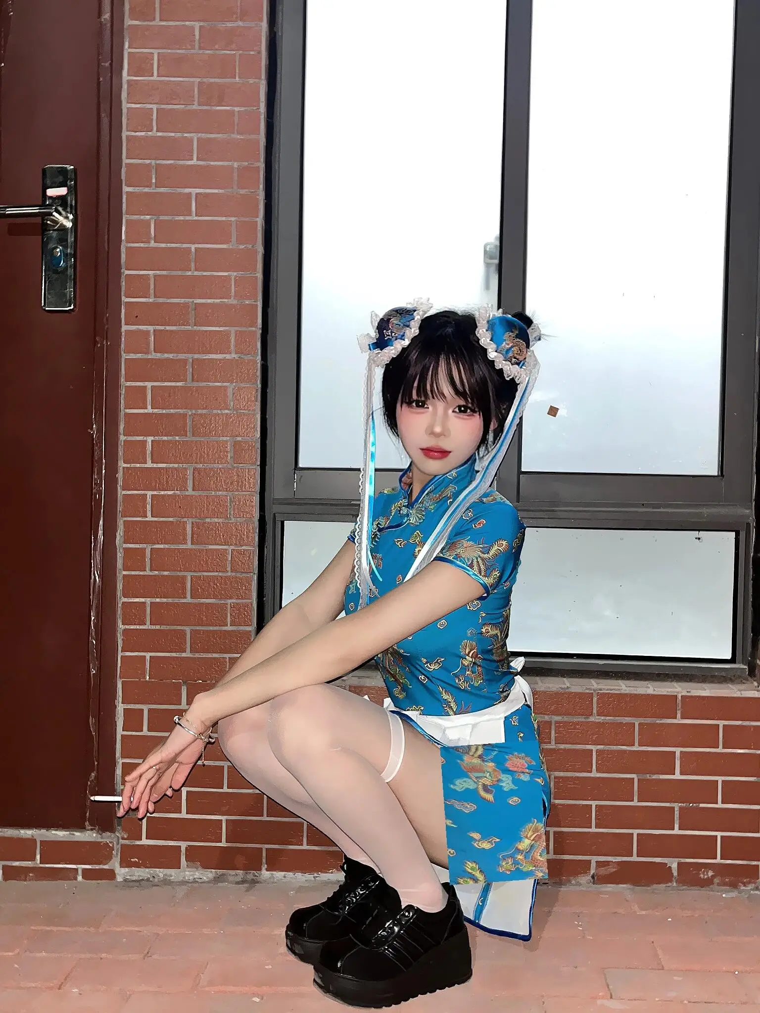 中国風 Dr.メイド服 ローリーン シサス コスプレ ソフトガール スクール服 スカート 伝統的な中国服