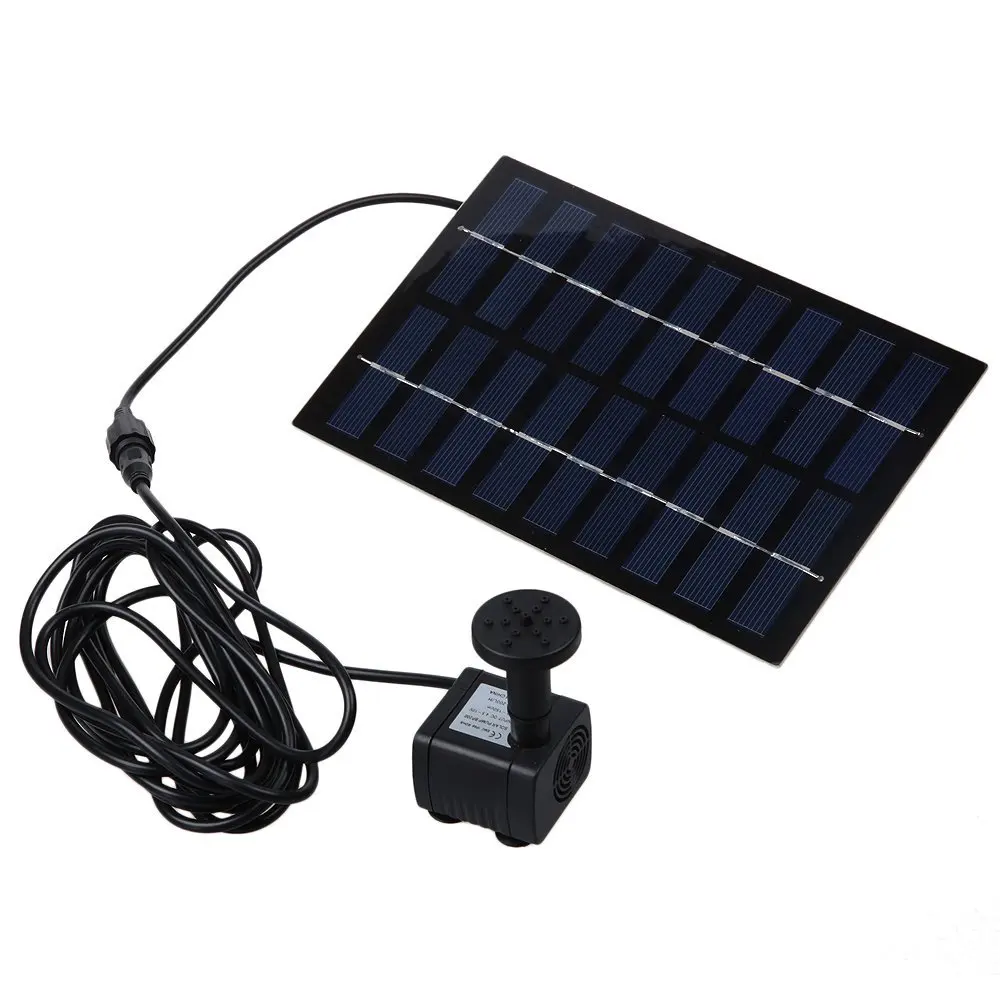 

Solar Water Pump Kit, Solar Powered Water Fountain Outdoor Fountain for Bird Bath, Ponds, Garden and Fish Tank