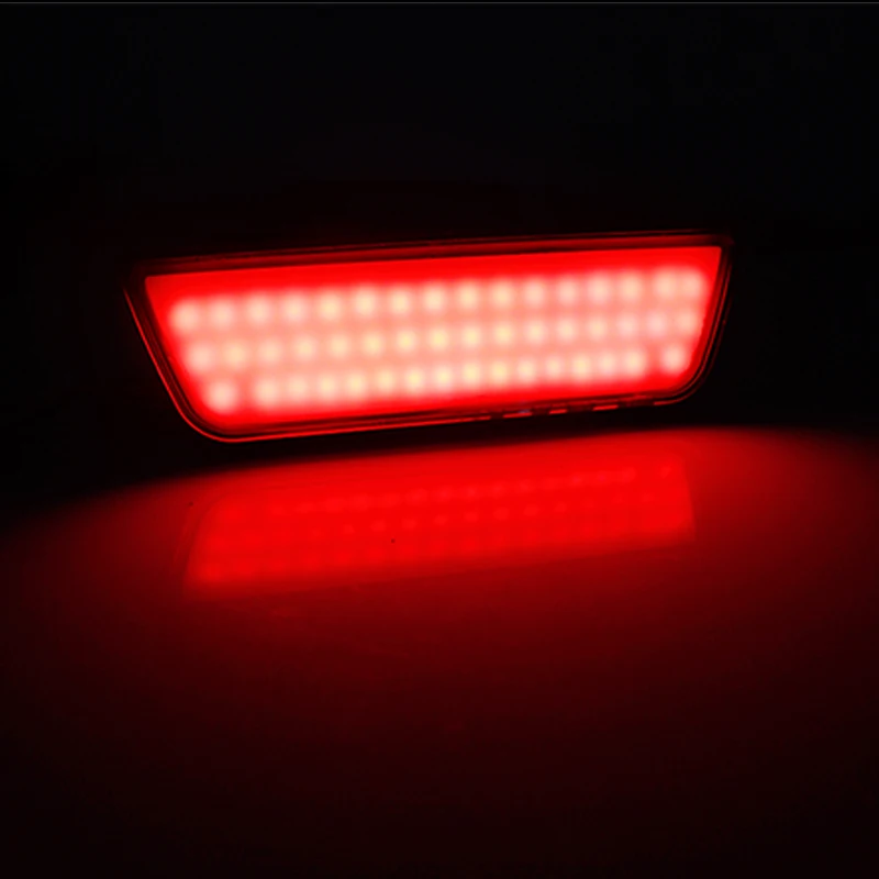 Car LED Rear bumper light brake light For Nissan Juke Rogue Murano Auto 3rd brake light Rear fog light Turn signal light Red