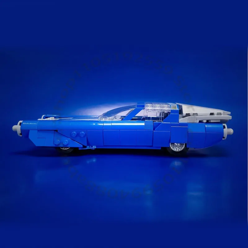 473 PCS Speed King The Fantasticar MOC Customize Modular Building Block Creative Design Design Simple DIY Toy Christmas Gift