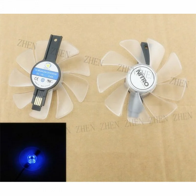 Y  Fit for Sapphire NITRO RX470 RX480 RX570 RX580 RX590 Card Cooler Fan CF1015H12D