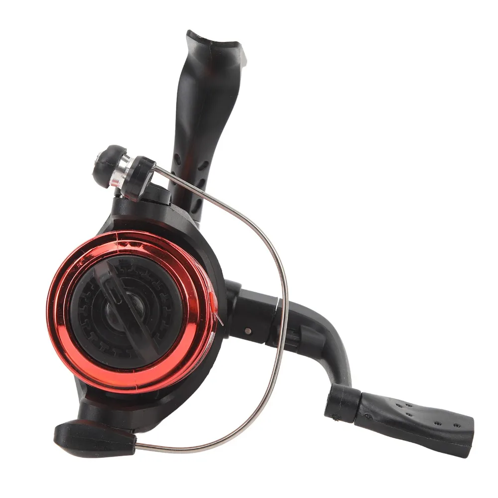 Carretilha de Pesca Spincasting com Relação de Engrenagem 5.2:1, Linha Pré-enrolada, Manivela Intercambiável Esquerda/Direita, Carretilha de Pesca de Face Fechada