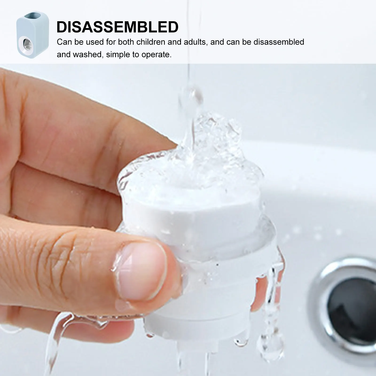 

Automatic Toothpaste Dispenser Durable Multipurpose Squeezer for Home Easy to Use and Clean Suitable for Kids Adults Hand Cream