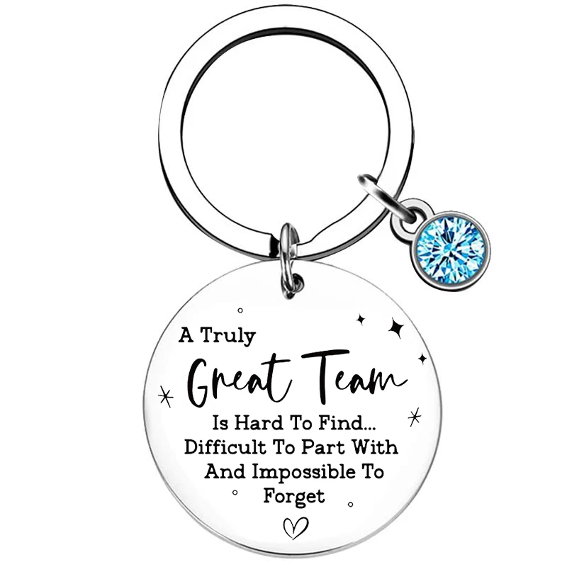 Team Gifts A Truly Great Team is Hard to Find keychains Thank You for Colleague Besties Colleagues Coworker Leaving Gift