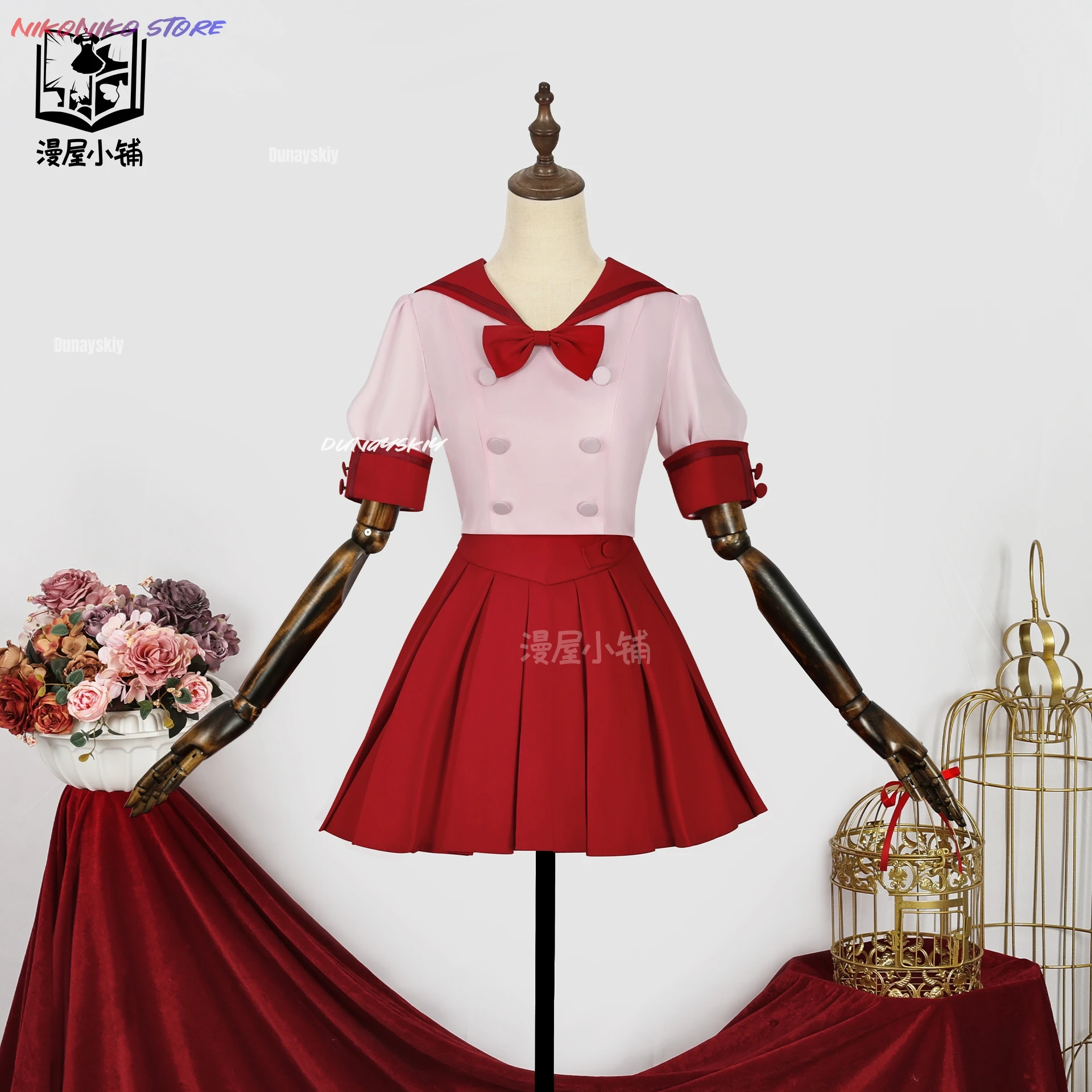 Аниме Русалка Мелодия Нанами Люсия 코스프레 Костюм Готическое платье Лолиты S-XXL Ролевой костюм с чулками Женские платья