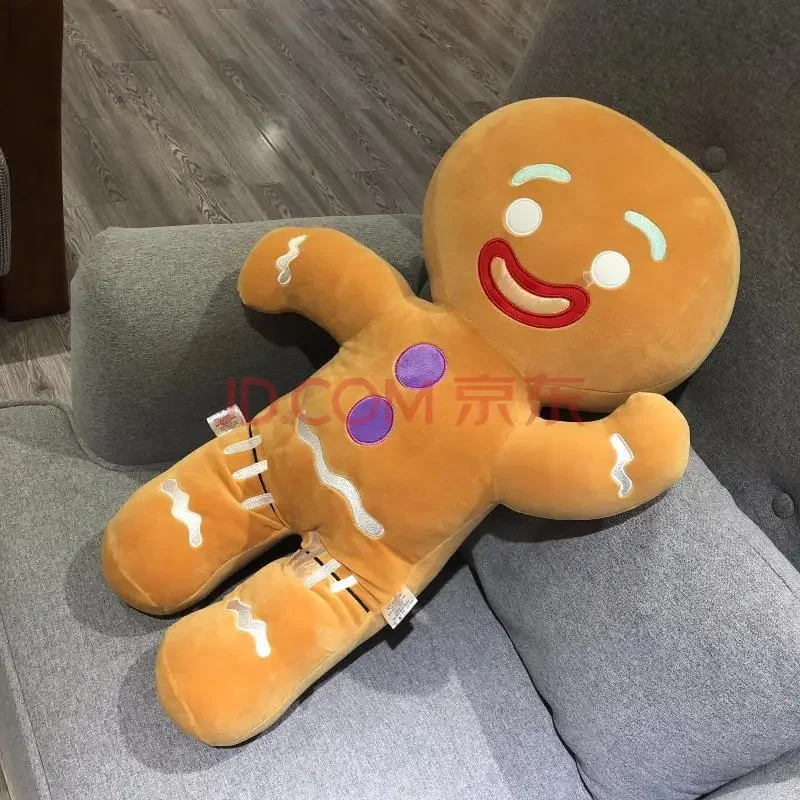 Gingerbread Man Plush Toy Baby Appease Doll Biscuits Man Pillow Cushion Reindeer Home Decor Toy for Children Birthday Xmas Gift