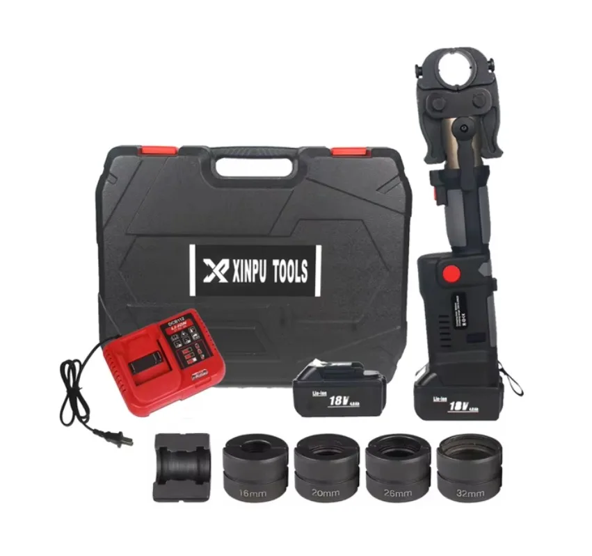 

ES-1525 Pro Hydraulic Plumbing Equipment Tools Battery Press Stainless Steel Plumb Crimping Tool for Copper Pex Pipe Plumber