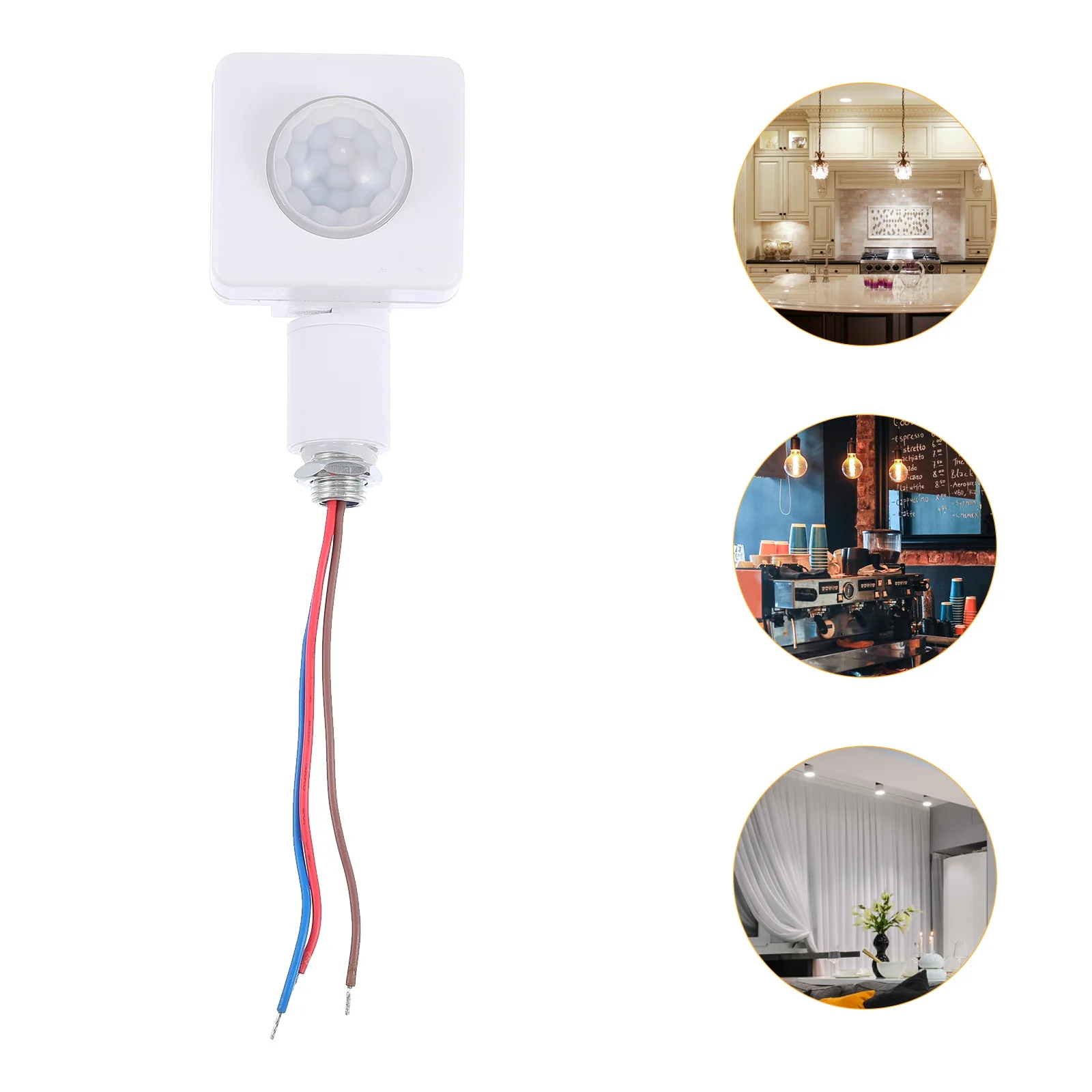 

Infrared Motion LED Wall Lamp Metal Auto Night Light for Kitchen Hallway Bedroom Study Kids Room