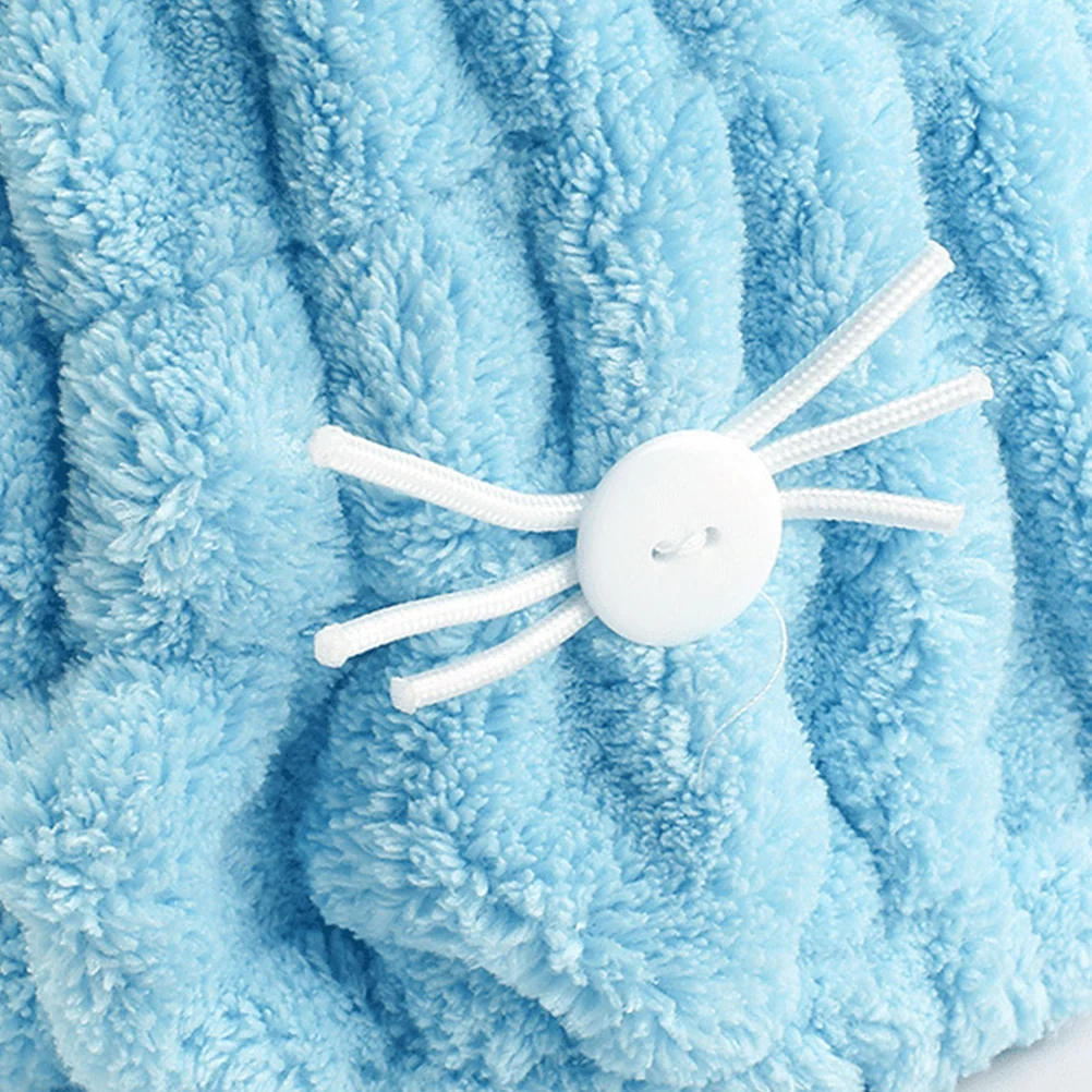 

Dry Hair Cap Fast Drying Coral Towel Wrap For Long Hair Quick Dry Lightweight Soft Split End Protection Travel Gym Home