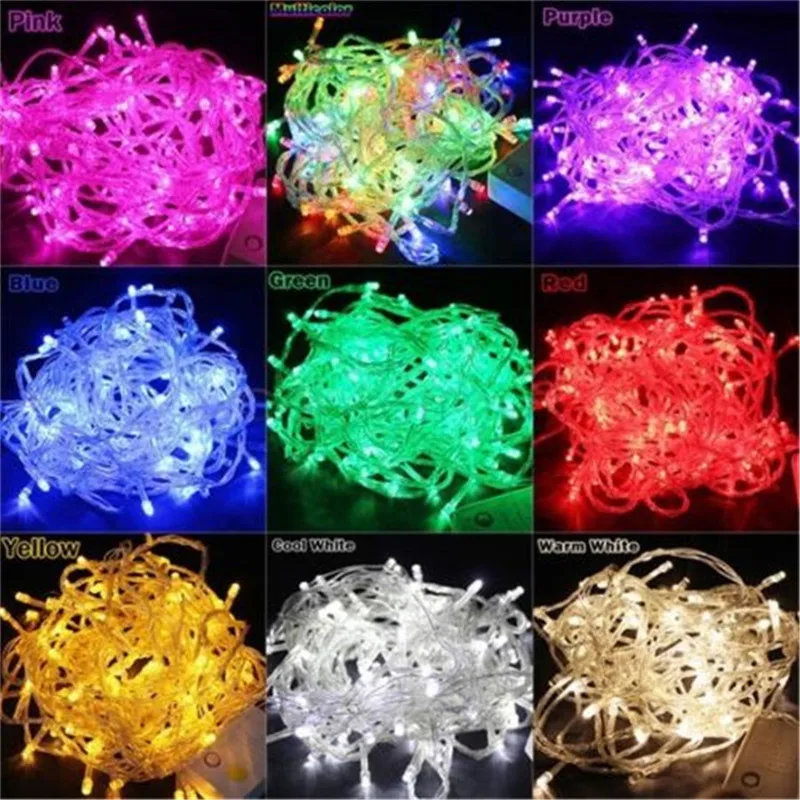 

Waterproof Outdoor Home 10M 20M 30M 50M 100M LED Fairy String Lights Christmas Party Wedding Holiday Decoration Garland light