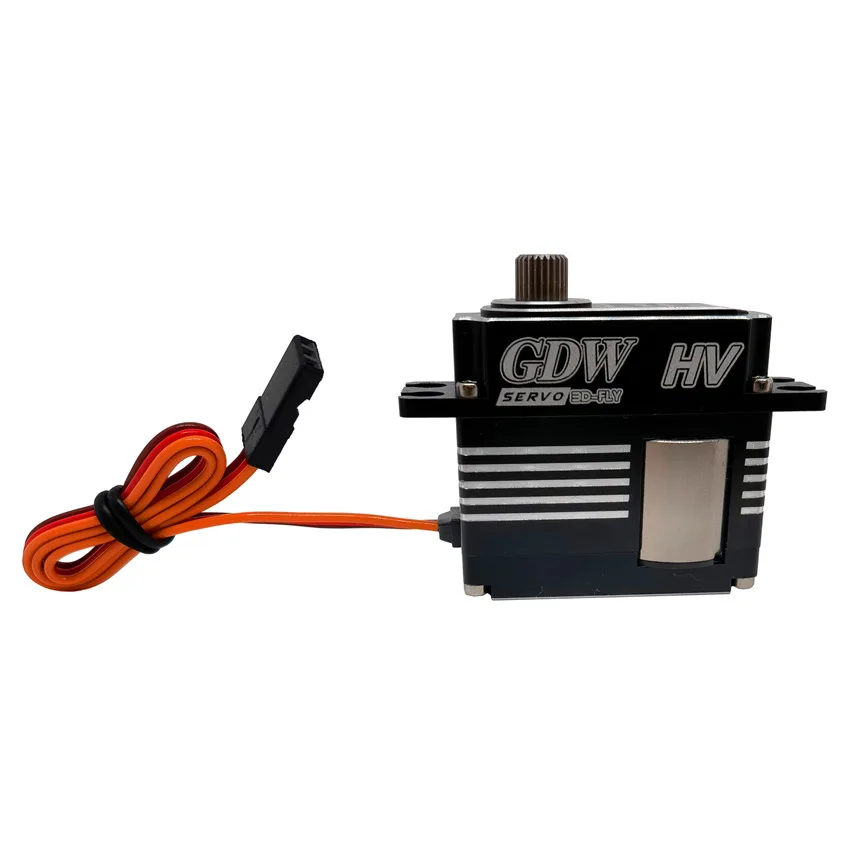 GDW DS596MG 15kg Servo numérique sans noyau 0.085s engrenage en acier HV coque entièrement métallique pour avion RC Robot aile fixe