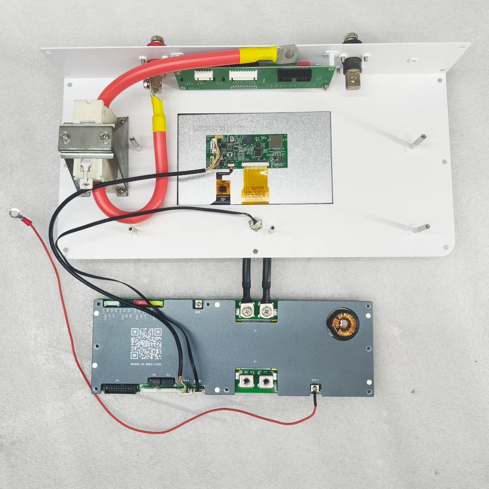 XR14 48V 280AH LiFePO4 Batteriebox 16S 51,2V DIY-Kit mit 7-Zoll-LCD JK BM Kompatibel 280Ah 304Ah MB314Ah 320Ah – Detail 10