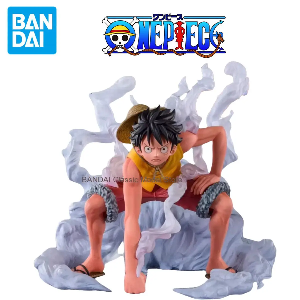 En Existencia, Figura Original de BANDAI, Figuarts ZERO ONE PIECE, Batalla Extra, Monkey D. Luffy Gear Second, Summit War of Marineford, Figura de Anime