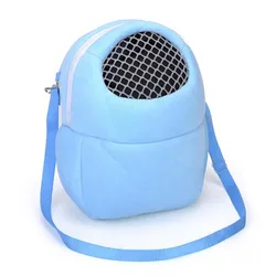 Small Pet Backpack Outing Portable Squirrel Chinchilla Dutch Pig Cotton Nest Mesh Breathable Hamster Shoulder Bag Cat Carrier