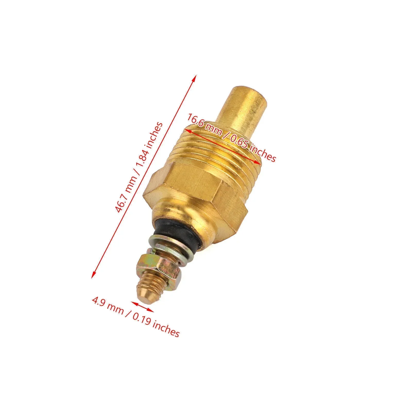 Oil Water Temperature Sensor for Mercury Mercruiser 806490T Engine Water Temperature Gauge Transmitter